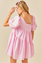 Load image into Gallery viewer, Never Too Late Asymmetric Pink Dress
