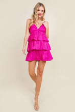 Load image into Gallery viewer, Let Me Adore You Layered Cami Dress- Magenta
