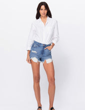 Load image into Gallery viewer, On My Mind Distressed Denim Shorts
