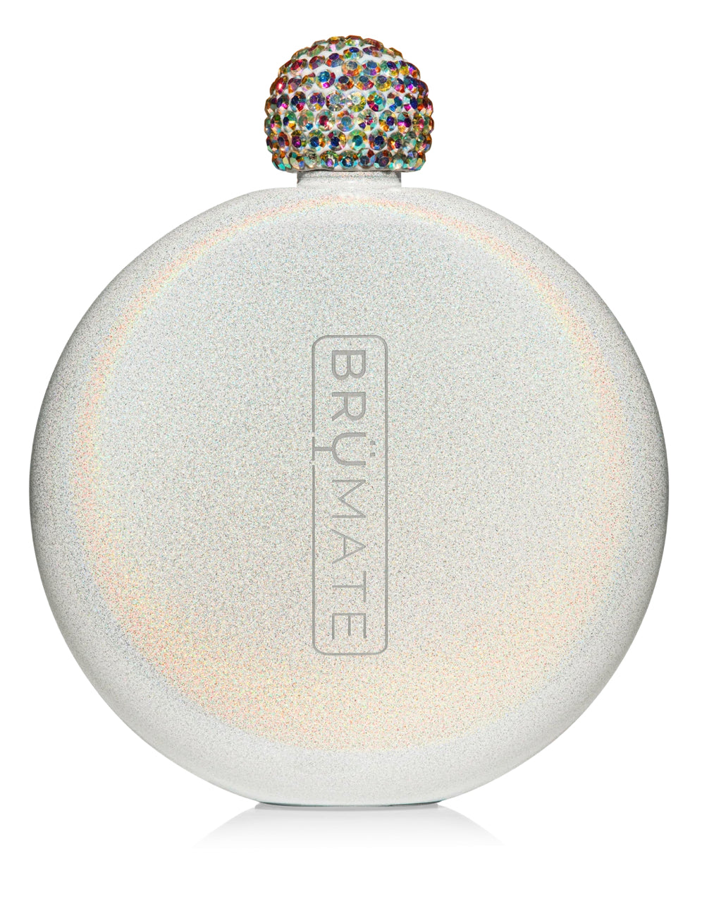 Brumate | Glitter Flask- Ice White
