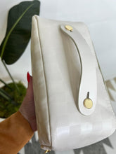 Load image into Gallery viewer, The Madison Luxe Cosmetic Bag- White
