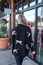 Load image into Gallery viewer, Wild Thing Cheetah Sweater Tunic- Black
