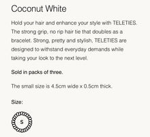 Load image into Gallery viewer, TELETIES- Coconut White