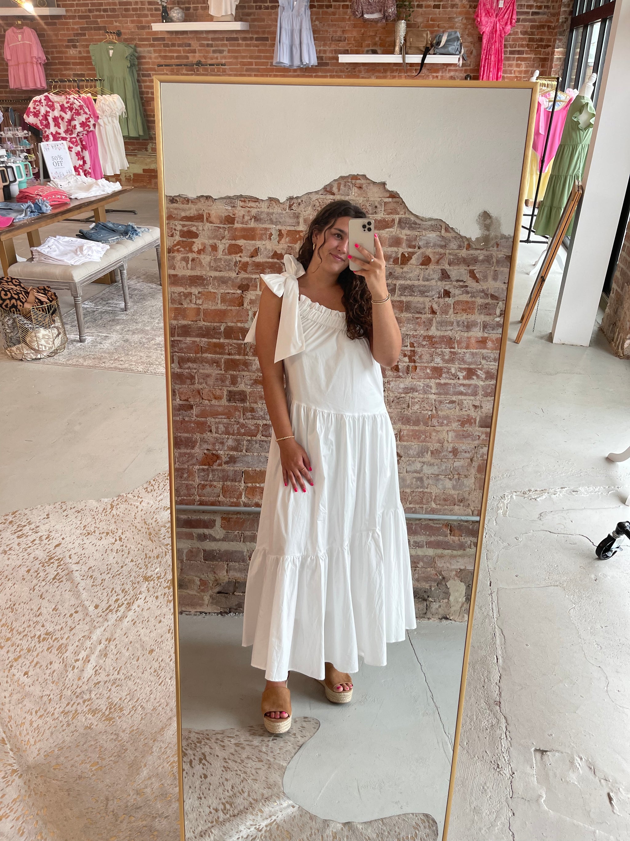 Days In Paradise Maxi Dress- White – Tall Oaks Boutique