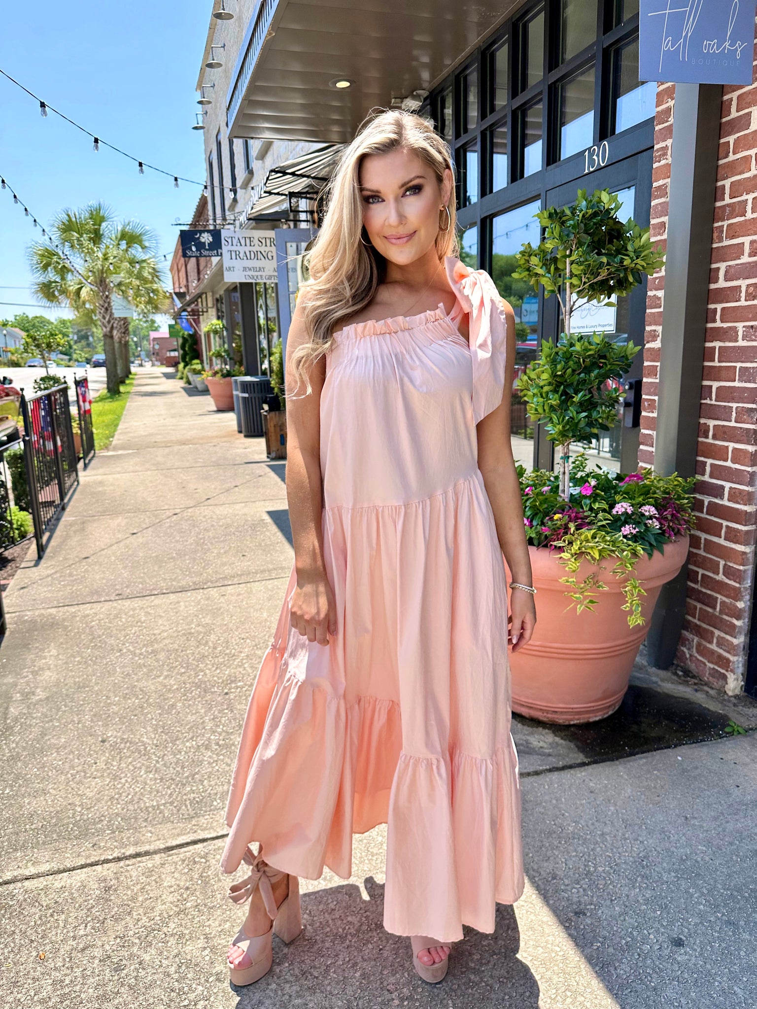 Days In Paradise Maxi Dress- Peach Tall Oaks Boutique Days In Paradise Maxi Dress- Peach Tall Oaks Boutique