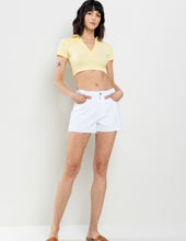 Load image into Gallery viewer, Fool For You White Denim Shorts

