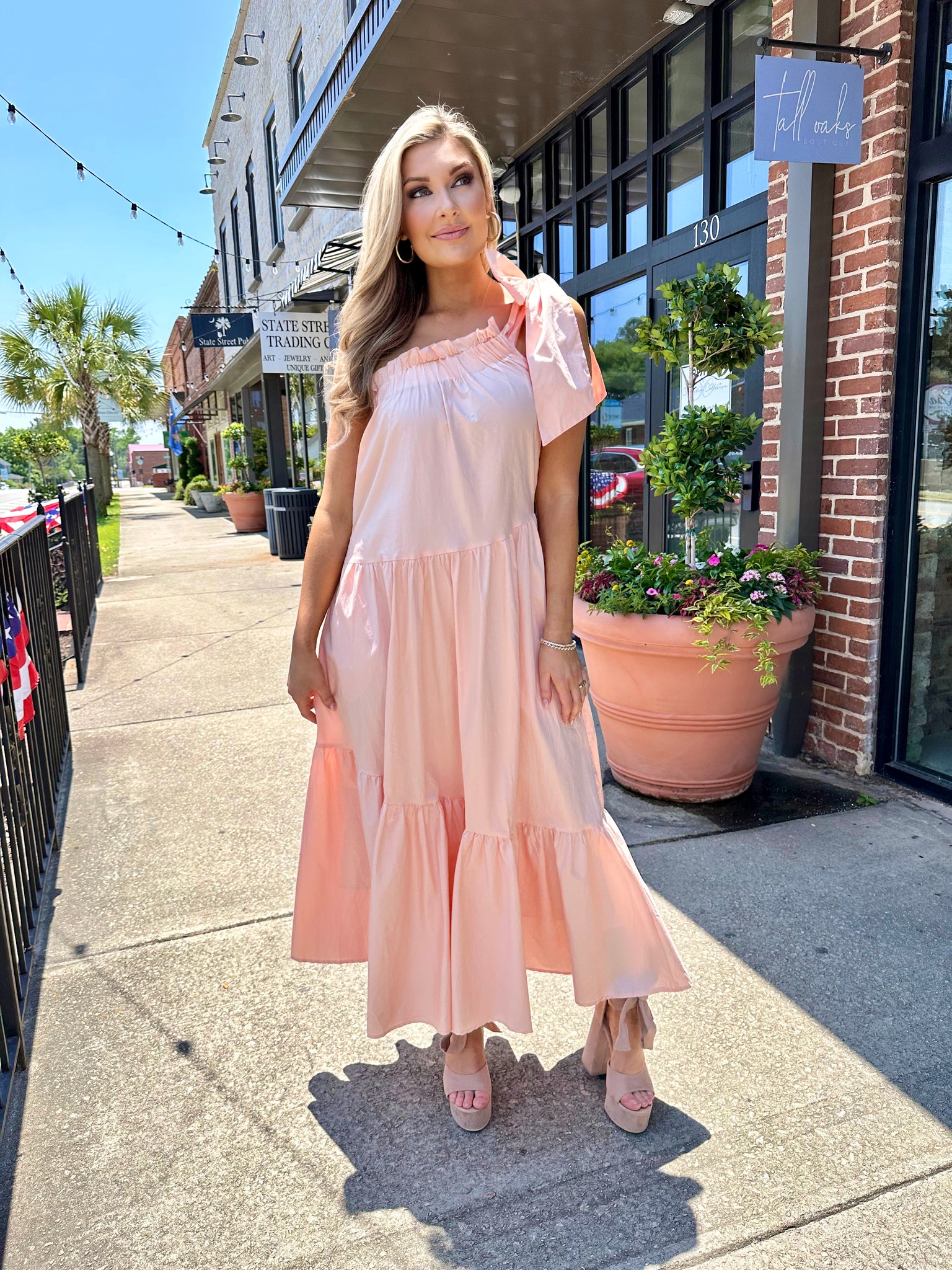 Days In Paradise Maxi Dress- Peach Tall Oaks Boutique Days In Paradise Maxi Dress- Peach Tall Oaks Boutique