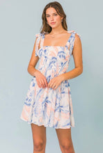 Load image into Gallery viewer, Tropics Await Printed Mini Dress
