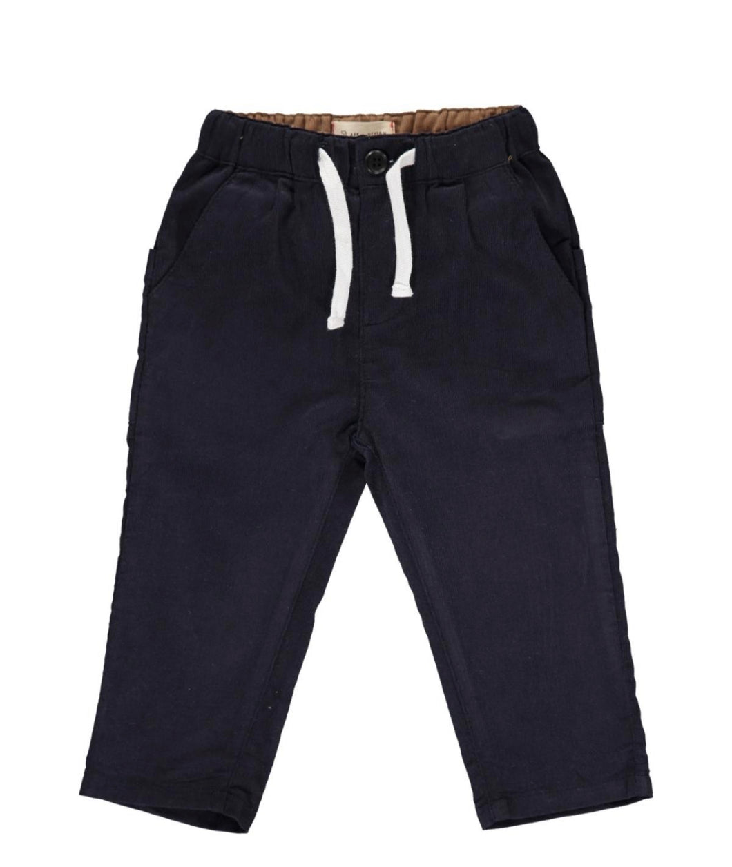 Boys Navy Cord Pants
