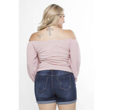 Load image into Gallery viewer, She&#39;s The One Curvy Chiffon Off Shoulder Top
