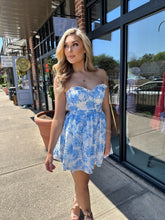 Load image into Gallery viewer, Steal You Away Floral Eyelet Mini Dress
