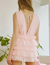 Load image into Gallery viewer, Romance That Wows Pink Mesh Romper
