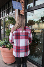 Load image into Gallery viewer, Off To The Hayride Burgundy Plaid Shacket
