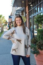 Load image into Gallery viewer, Wild Thing Cheetah Sweater Tunic- Oatmeal

