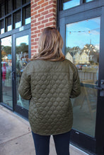 Load image into Gallery viewer, Keep it Classy Quilted Olive Jacket
