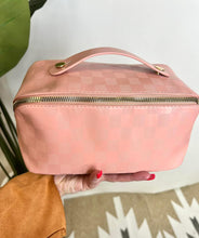 Load image into Gallery viewer, The Madison Luxe Cosmetic Bag- Pink
