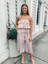 Load image into Gallery viewer, Off To Paradise Striped Jumpsuit

