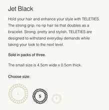 Load image into Gallery viewer, TELETIES- Jet Black
